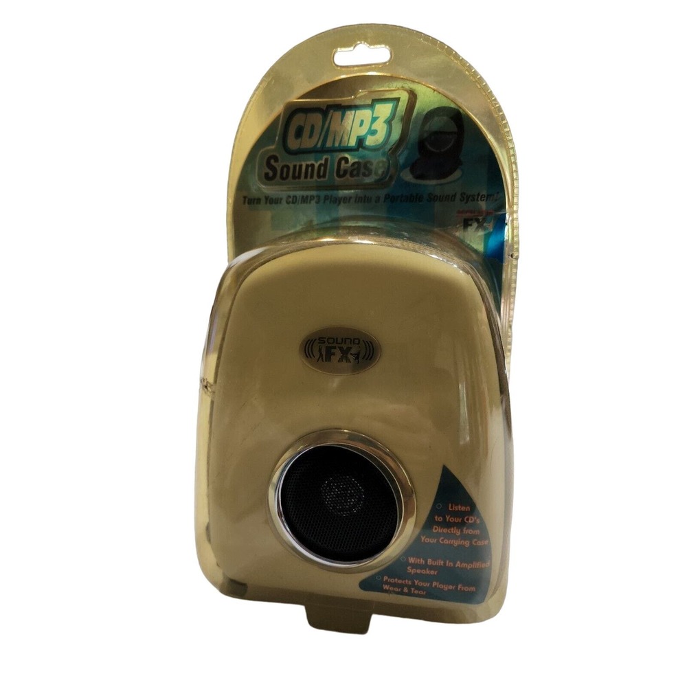 Sakar Sound FX CD/MP3 Sound Case with built-in amplified stereo speaker